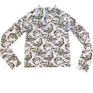 Mott50 Shark Print Long Sleeve Shirt